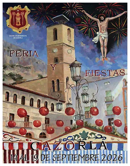 Cartel de la Feria y Fiestas de Cazorla 2026